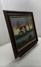Load image into Gallery viewer, Lakehouse Collectible Framed Landscape Oil Painting By H-Hargrove