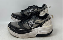 Load image into Gallery viewer, Gdefy Womens Defyer Gray Black Lace-Up Low Top Round Toe Sneaker Shoes Size 8