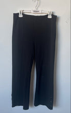Load image into Gallery viewer, Ann Taylor Womens Black Flat Front Pockets Straight Leg Trouser Pants Size 8