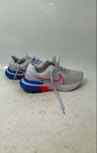 Load image into Gallery viewer, Nike Womens React Infinity Run Flyknit 3 Gray Orange Blue Running Shoes Size 8.5