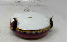 Load image into Gallery viewer, Multicolor Printed Round Shape Tri-Footed Vanity Jewelry Box With Lid
