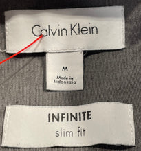 Load image into Gallery viewer, Calvin Klein Mens Gray Long Sleeve Slim Fit Infinite Button-Up Shirt Size M