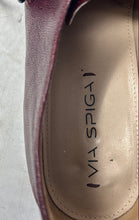 Load image into Gallery viewer, Via Spiga Womens Ladonna Red Leather Adjustable Strap Oxford Shoes Size EUR 43