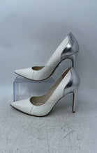 Load image into Gallery viewer, Rock Republic Womens Deliah White Silver Slip-On Stiletto Pump Heels Size 8.5M