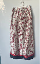 Load image into Gallery viewer, Zara Womens Multicolor Printed Flat Front Side-Zip Wide-Leg Ankle Pants Size S