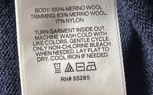 Load image into Gallery viewer, Express Mens Blue Multicolor Colorblock Merino Wool Collared Polo Sweater Sz XL