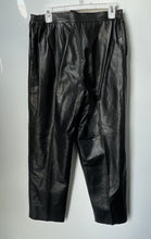 Load image into Gallery viewer, Manuel Herrero Womens Black Genuine Leather Straight Leg Dress Pants No Size