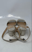 Load image into Gallery viewer, Antonio Melani Womens Silver Leather Open Toe Ankle Strap Sandals Size 8M
