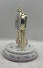 Load image into Gallery viewer, Precious Moments White Pink Hello Lord It's Me Again Porcelain Anniversary Clock