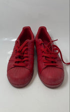 Load image into Gallery viewer, Adidas Mens Superstar II Red Leather Lace-Up Low Top Sneaker Shoes Size 11