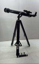 Load image into Gallery viewer, Polaris By Meade 60AZ-M Black Coated Optics Stargazing Telescope w/ Tripod Stand
