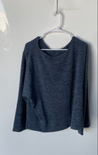 Load image into Gallery viewer, Max Studio London Womens Blue Long Sleeve Pullover Sweater Size XL With Tag