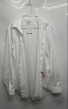 Load image into Gallery viewer, Calvin Klein Mens White Cotton Long Sleeve Non-Iron Slim Fit Dress Shirt Size 16