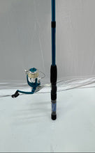 Load image into Gallery viewer, Shakespeare Catch More Fish Blue Black Fishing Spinning Rod & Reel Combo
