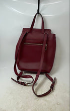 Load image into Gallery viewer, Guess Womens Naya Burgundy Leather Asjustable Shoulder Strap Flap Backpack