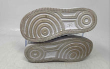 Load image into Gallery viewer, Nike Kids Air Force 1 Low White Leather Lace-Up Low Top Sneaker Shoes Size 12C