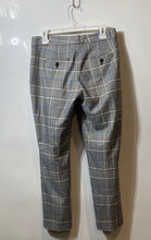 Load image into Gallery viewer, Banana Republic Womens Avery Gray Plaid Flat Front Pockets Dress Pants Size 2
