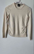 Load image into Gallery viewer, Boss Unisex Kids Cream Long Sleeve Crew Neck Knitted Pullover Sweater Size M