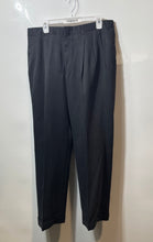 Load image into Gallery viewer, Claiborne Mens Black Pleated Front Pockets Straight Leg Dress Pants Size 34x30
