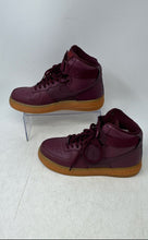Load image into Gallery viewer, Nike Womens Air Force 1 High SE 860544-600 Burgundy Sneakers Shoes Size 8
