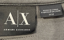 Load image into Gallery viewer, Armani Exchange Mens Gray Long Sleeve Full-Zip Track Jacket Size Medium