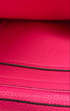 Load image into Gallery viewer, Guess Womens Pink Leather Adjustable Strap Zip Pocket Flap Backpack Bag