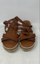 Load image into Gallery viewer, Marc Fisher Womens Grandie Brown Open Toe Platform Sandals Size 8M