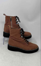 Load image into Gallery viewer, Michael Kors Womens Tavie Brown Black Suede Lace-Up Combat Boots Size 7 M