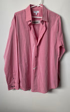 Load image into Gallery viewer, Express 1MX Mens Pale Pink Long Sleeve Extra Slim Fit Dress Shirt Size L 16-16.5