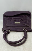 Load image into Gallery viewer, Relic Womens Purple Leather Inner Pockets Top Handle Satchel Handbag