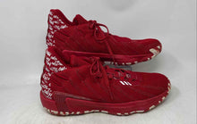 Load image into Gallery viewer, Adidas Mens Dame 7 FY4248 Red White Lace-Up Low Top Running Shoes Size 14