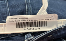 Load image into Gallery viewer, Lucky Brand Womens Blue Stretch Pockets Skinny Leg Jeans Size 4/27