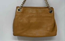 Load image into Gallery viewer, Michael Kors Womens Brown Leather Chain Strap Inner Pocket Shoulder Purse