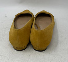 Load image into Gallery viewer, Authentic Ralph Lauren Womens Yellow Slip-On Ballet Flats 7B Interior Damaged