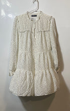 Load image into Gallery viewer, Vineyard Vines Womens White And Black Polka Dot Long Sleeve Shirt Dress Size S