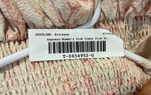 Load image into Gallery viewer, Express Womens Pink Floral Short Sleeve Smocked Ruffle Tiered Dress Size XL