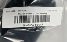 Load image into Gallery viewer, Chanel Beauty Womens Black Zip Top Lined Cosmetic Makeup Bag Worn