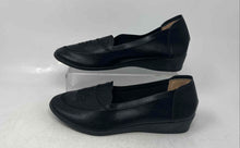 Load image into Gallery viewer, Unbranded Womens Black Leather Round Toe Slip-On Loafer Shoes Size EU 38
