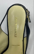 Load image into Gallery viewer, Authentic Bruno Magli Womens DH1516 Black Slingback Heels Size EUR 38 Worn