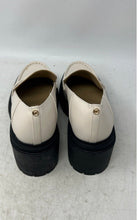 Load image into Gallery viewer, Michael Kors Womens Cream Black Leather Slip-On Loafers Shoes Size 7.5M