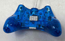 Load image into Gallery viewer, PDP Rock Candy Wired Controller Xbox 360 Translucent Blue 037-010 Not Tested