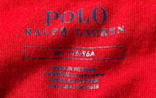 Load image into Gallery viewer, Polo Ralph Lauren Mens Red Short Sleeve Crew Neck Pullover T-Shirt Size Medium