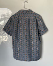 Load image into Gallery viewer, Original Penguin Mens Multicolor Spread Collar Short Sleeve Button-Up Shirt Sz M