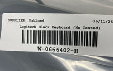 Load image into Gallery viewer, Logitech K120 Black Portable Wired USB Standard Keyboard Not Tested
