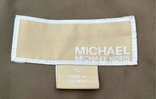 Load image into Gallery viewer, Michael Kors Womens Green Trench Coat Size XL Has A Few Stains On The Collar
