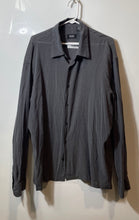 Load image into Gallery viewer, Hugo Boss Mens Gray Cotton Long Sleeve Collared Button-Up Shirt Size XL