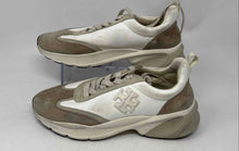 Load image into Gallery viewer, Authentic Tory Burch Womens Luck White Brown Trainer Shoes Size 10M Stained