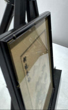Load image into Gallery viewer, Vtg Asian Silk Embroidery Mountains And River Lands Scene Framed Art Print