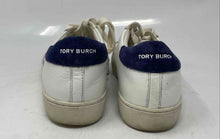 Load image into Gallery viewer, Authentic Tory Burch Womens White Leather Lace-Up Sneakers Shoes Size 7.5 M