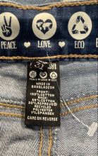 Load image into Gallery viewer, Rewash Womens Blue Denim Distressed High-Rise Skinny Leg Jeans Sz 13/31 With Tag